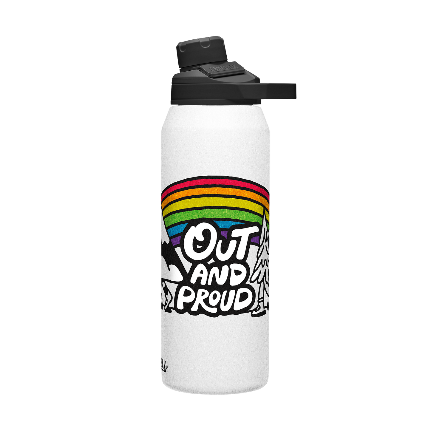 chute-mag-32-oz-water-bottle-insulated-stainless-steel-plus-cleanup-kit-pride-collection-limited-edition-x4 xhvxlhasbo