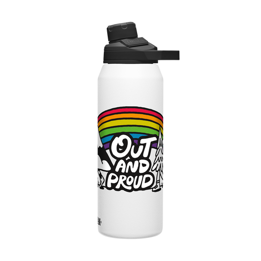 chute-mag-32-oz-water-bottle-insulated-stainless-steel-plus-cleanup-kit-pride-collection-limited-edition-x4 xhvxlhasbo